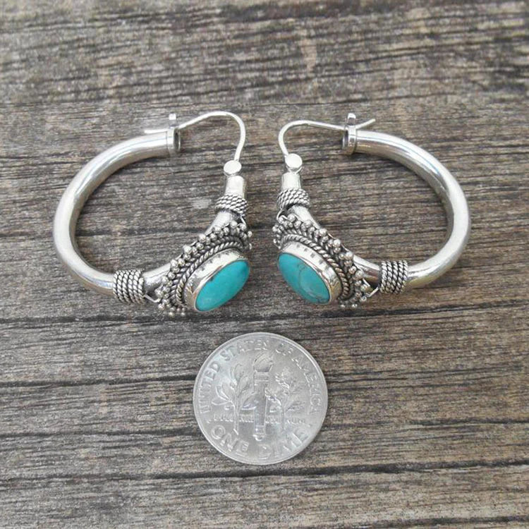 Orla & James - Retro Turquoise Earrings