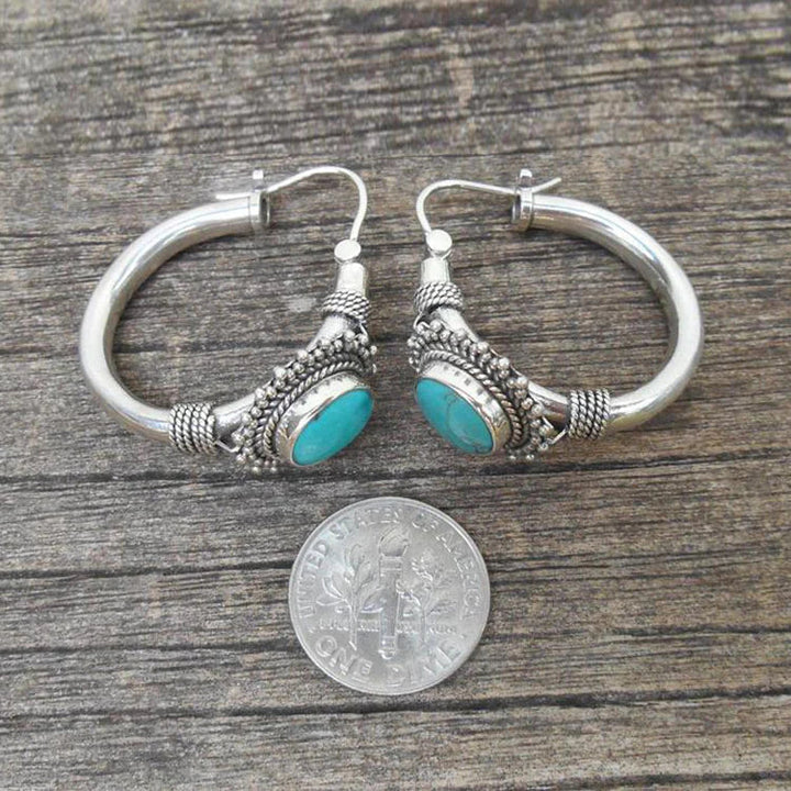 Orla & James - Retro Turquoise Earrings