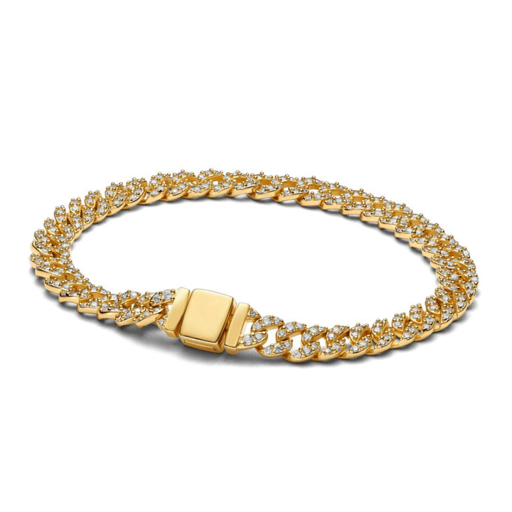 Orla & James - Gold Pave Cuban Bracelet