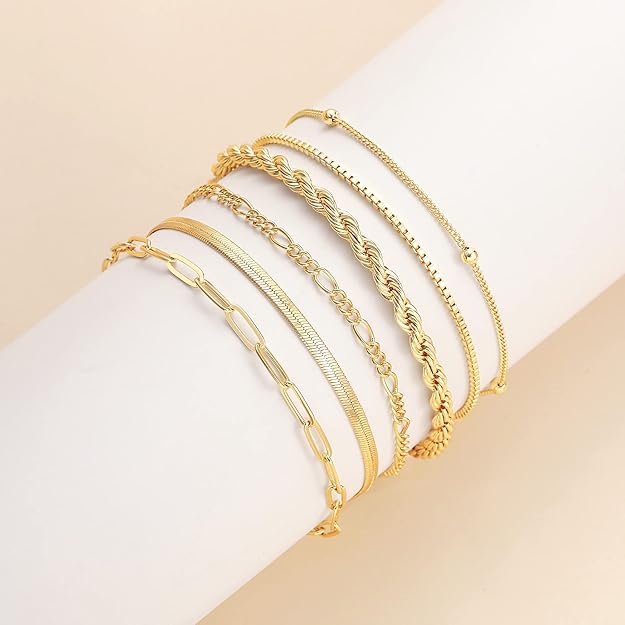 Orla & James - Gold Bracelet Set