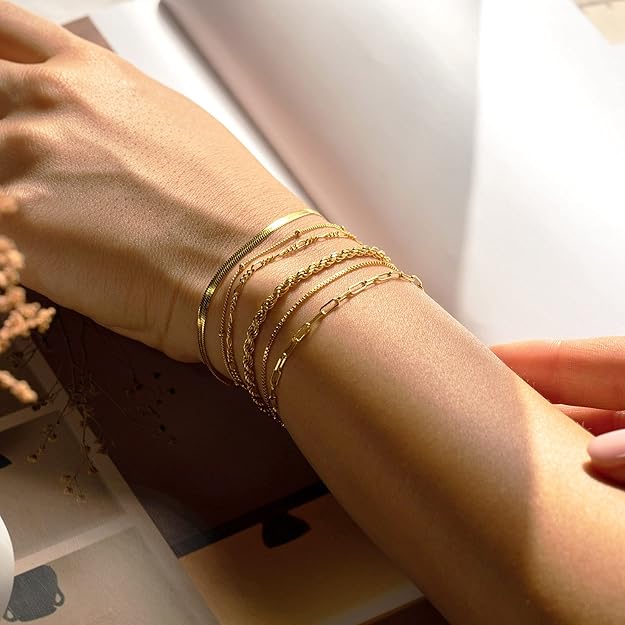 Orla & James - Gold Bracelet Set