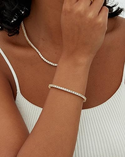 Orla & James - Gold Tennis Bracelet