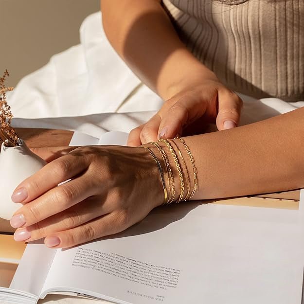 Orla & James - Gold Bracelet Set