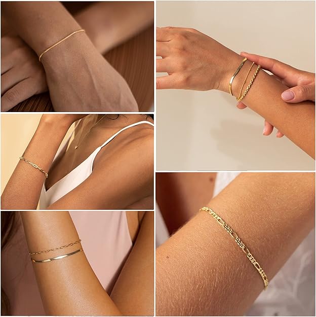 Orla & James - Gold Bracelet Set