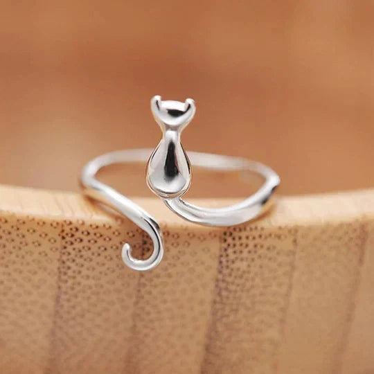 Orla & James - Open Vintage Cat Ring