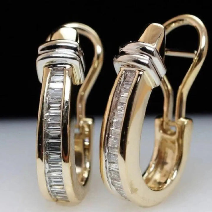 Orla & James - Vintage Gold and Diamond Earrings