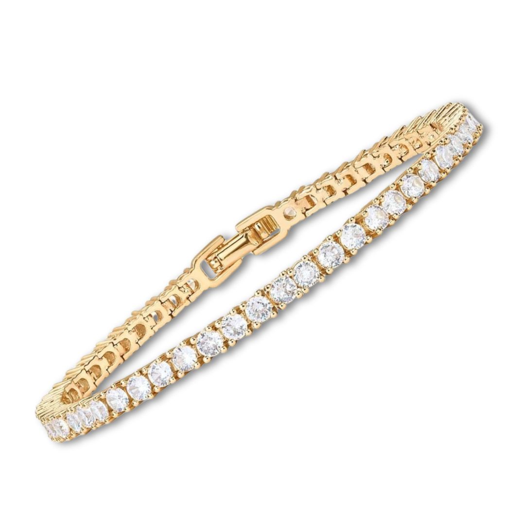 Orla & James - Gold Moissanite Tennis Bracelet
