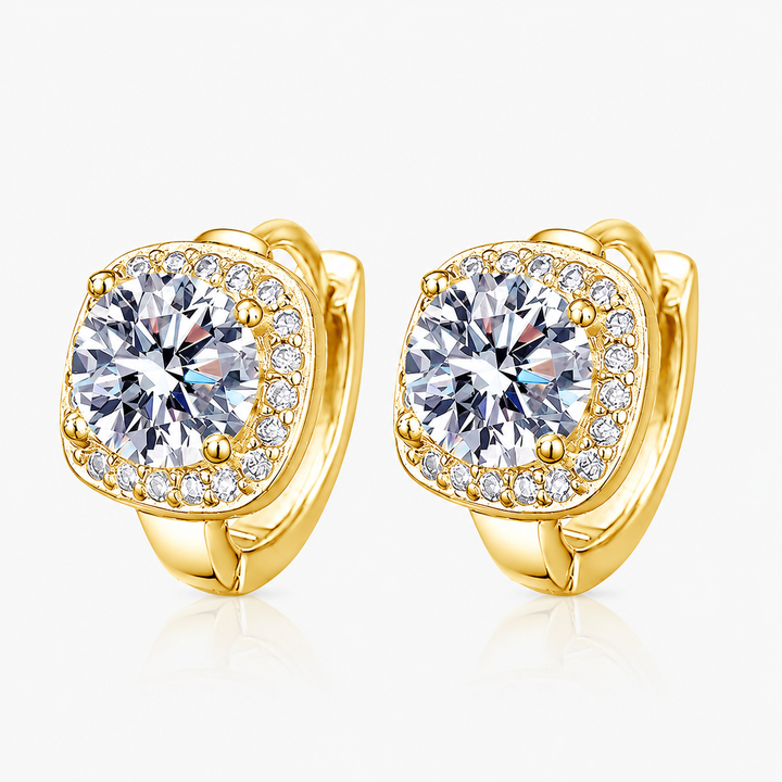 Orla & James - Square Gold Earrings