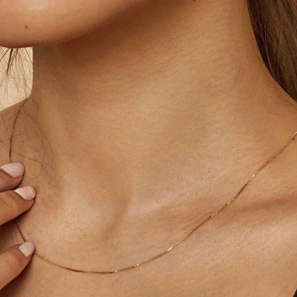 Orla & James - Gold Box Necklace