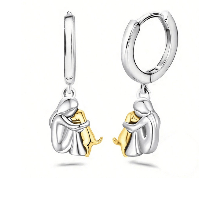 Orla & James - Hug Pendant with Matching Earrings