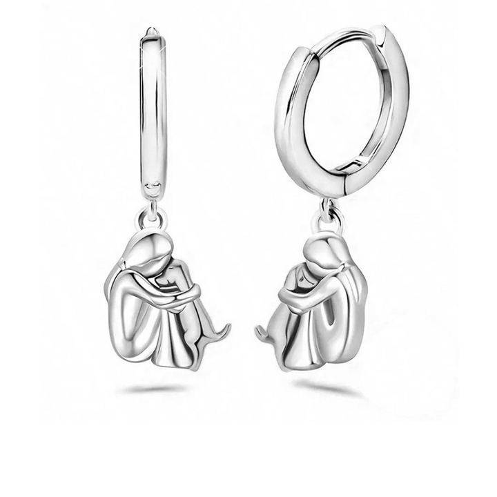 Orla & James - Hug Pendant with Matching Earrings