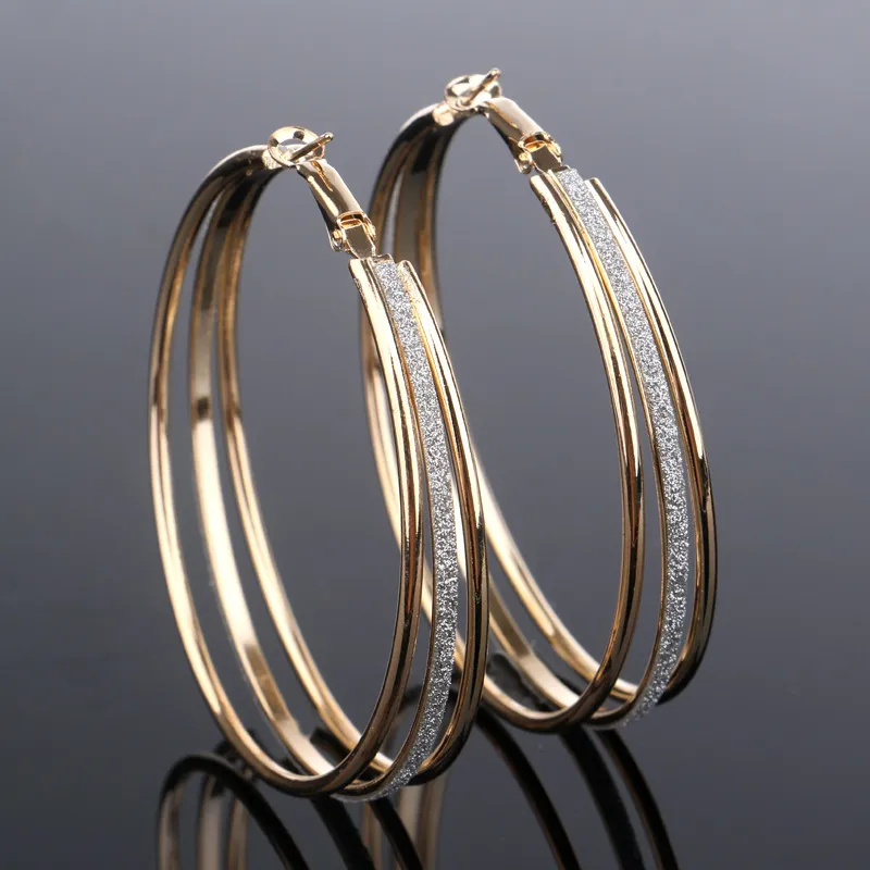Orla & James - Vintage Gold-Plated Sparkling Earrings