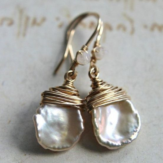 Orla & James - Vintage Baroque Pearl Drop Earrings