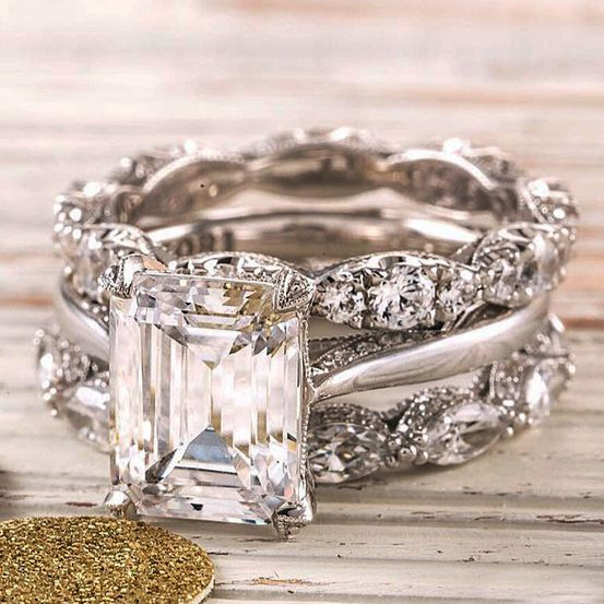 Orla & James - Vintage Silver Bright Layer Ring