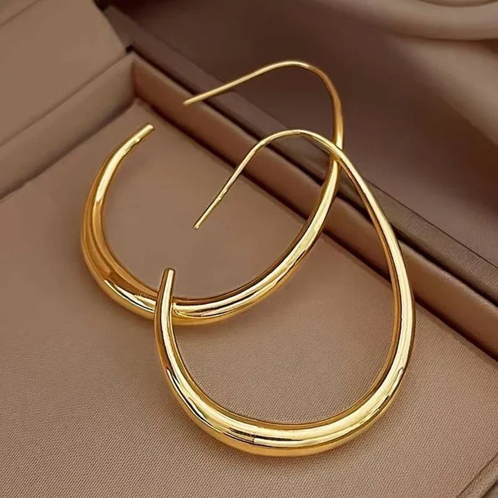 Orla & James - Antique Gold Hoop Earrings