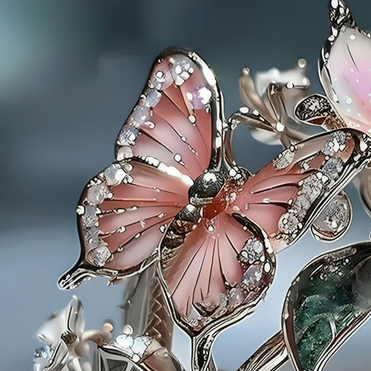 Orla & James - Butterfly Ring with Zirconia