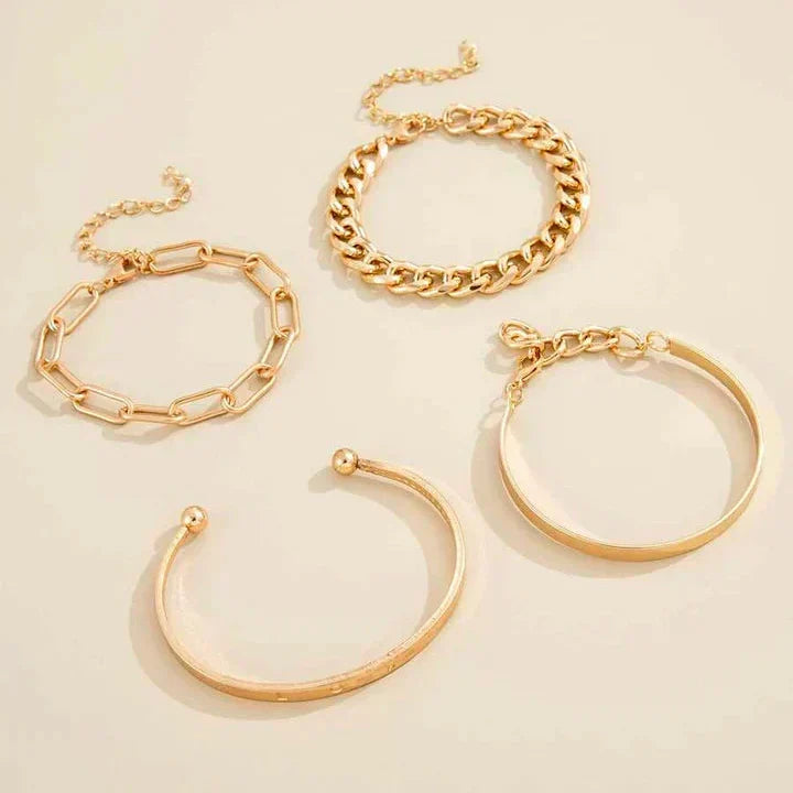 Orla & James - Gold Bracelet Set